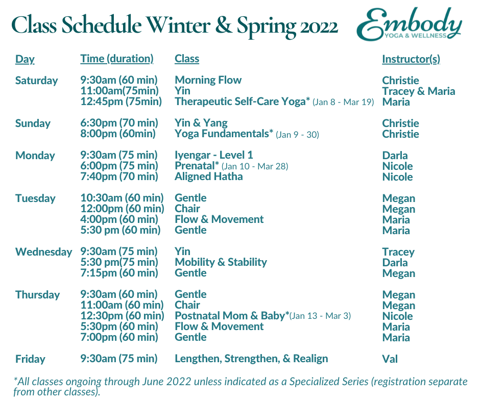 Schedule (22)